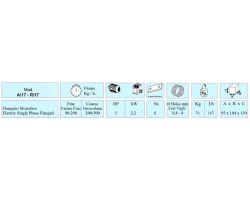 Mulino a Martelli Peruzzo Mod. A/17 R/17 Monofase